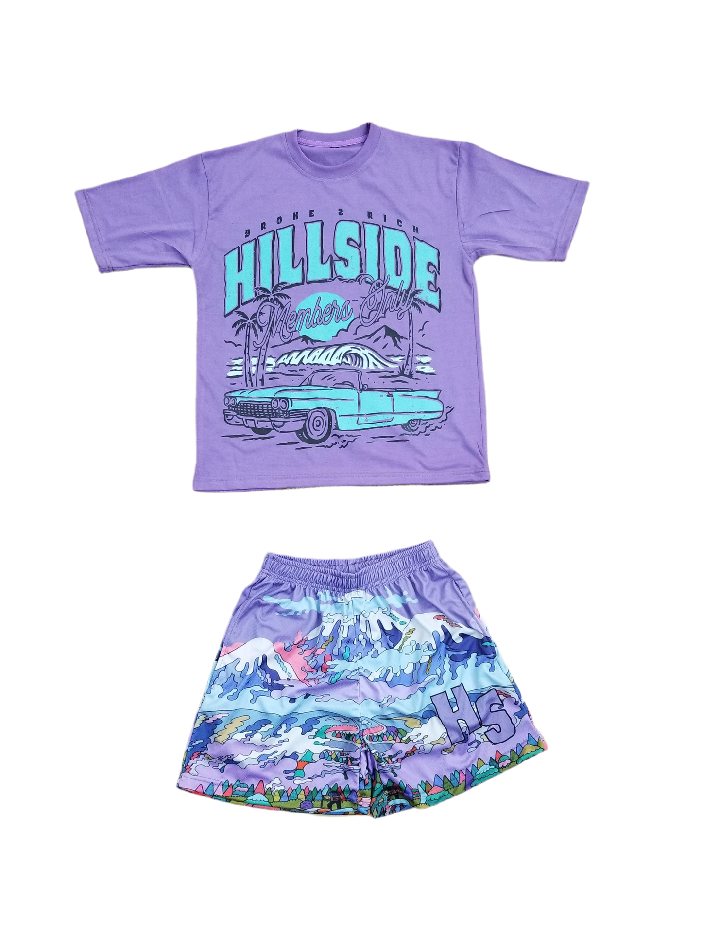Purple “Members Only” Hillside Set
