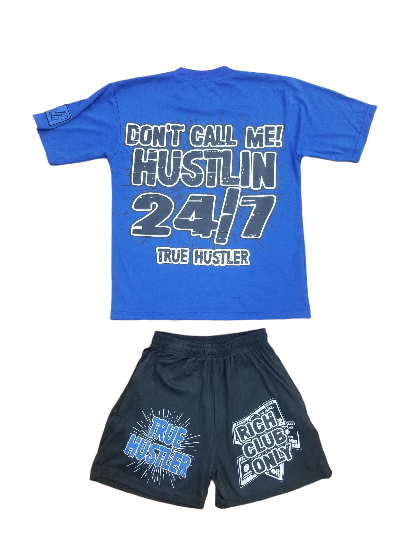 Blue “Rich Club” True Hustler Set