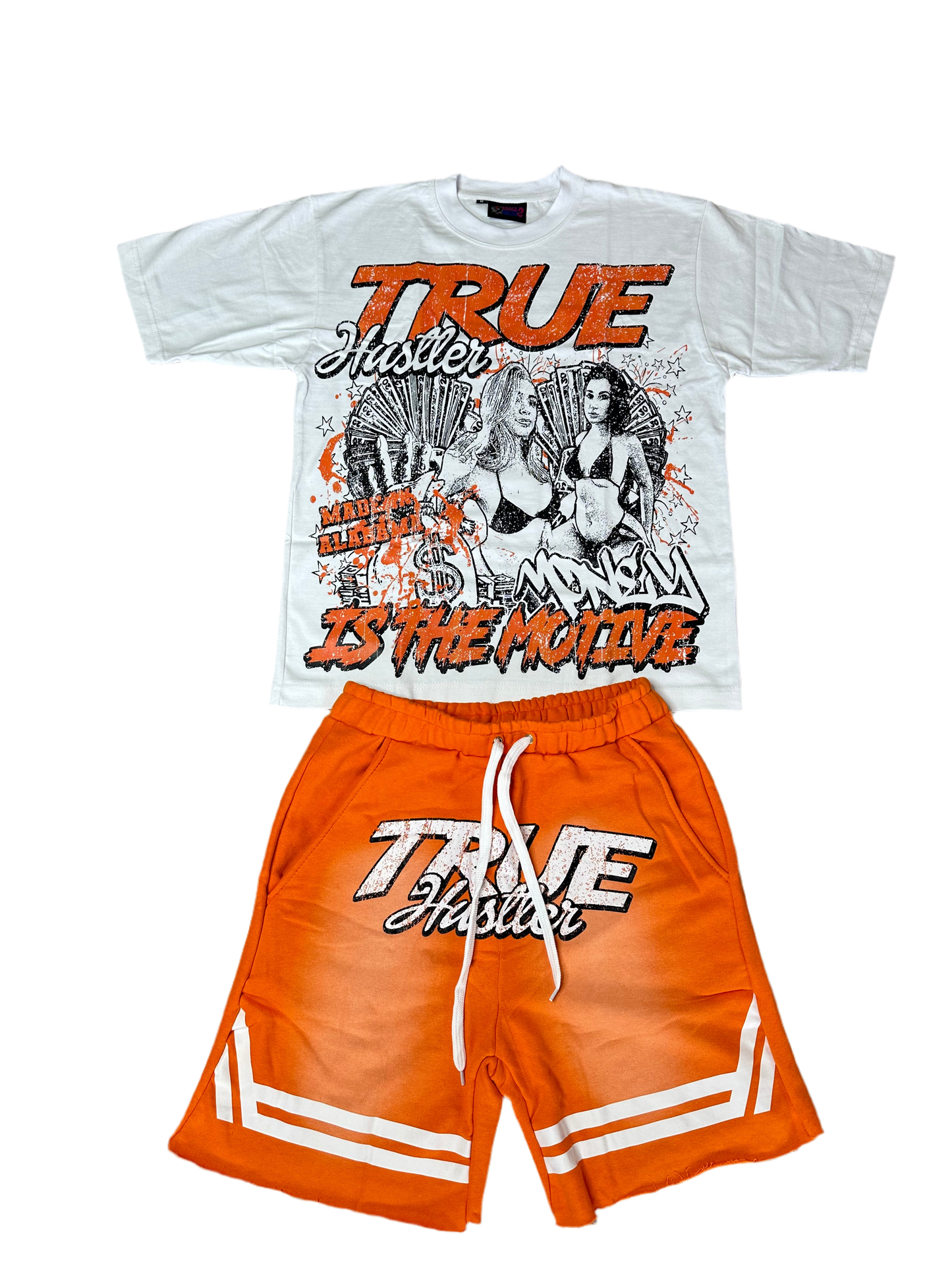 Orange True Hustler “ Money is the Motive” Set