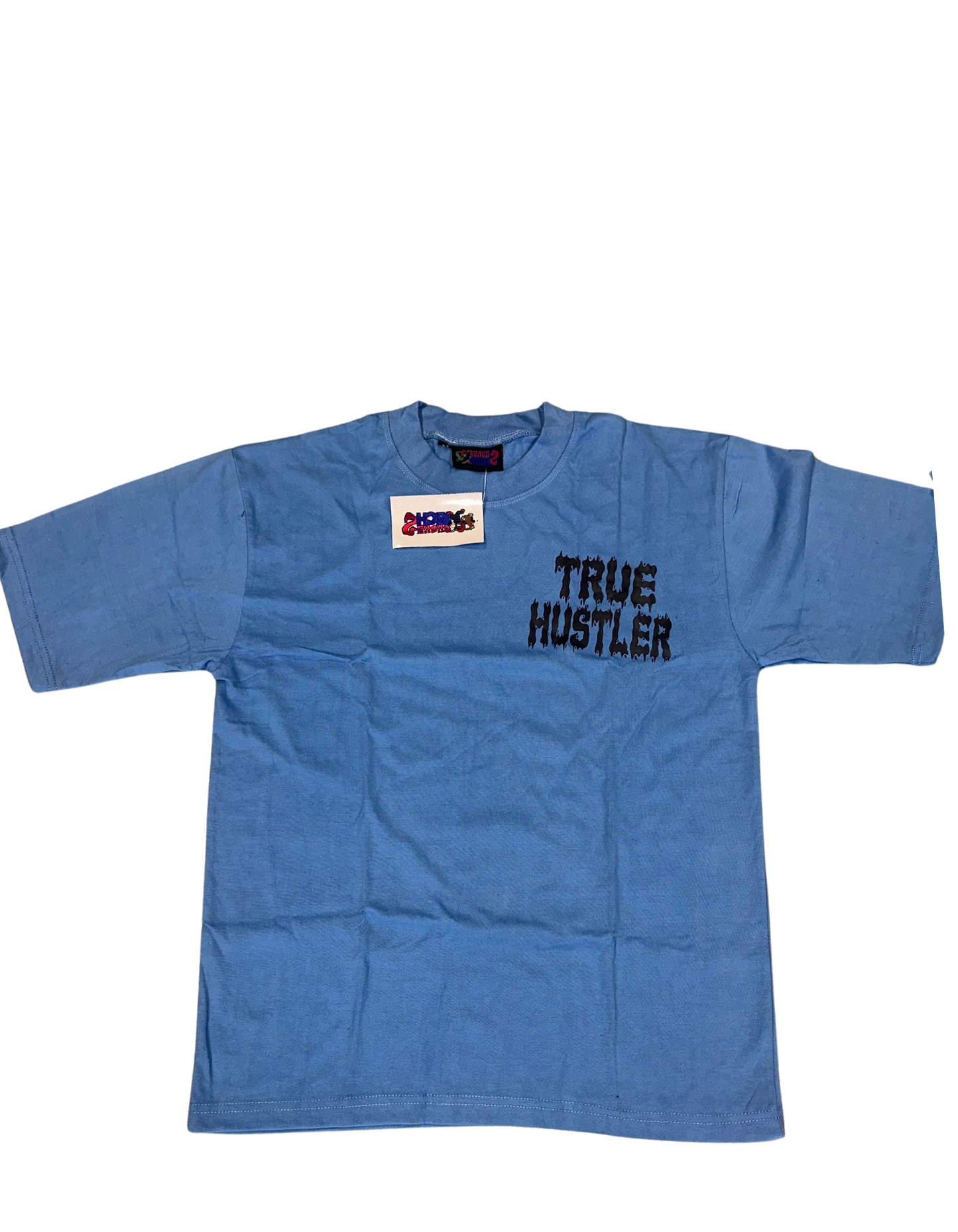 Hillside “True Hustler Studios” Graphic Tee – Sky Blue