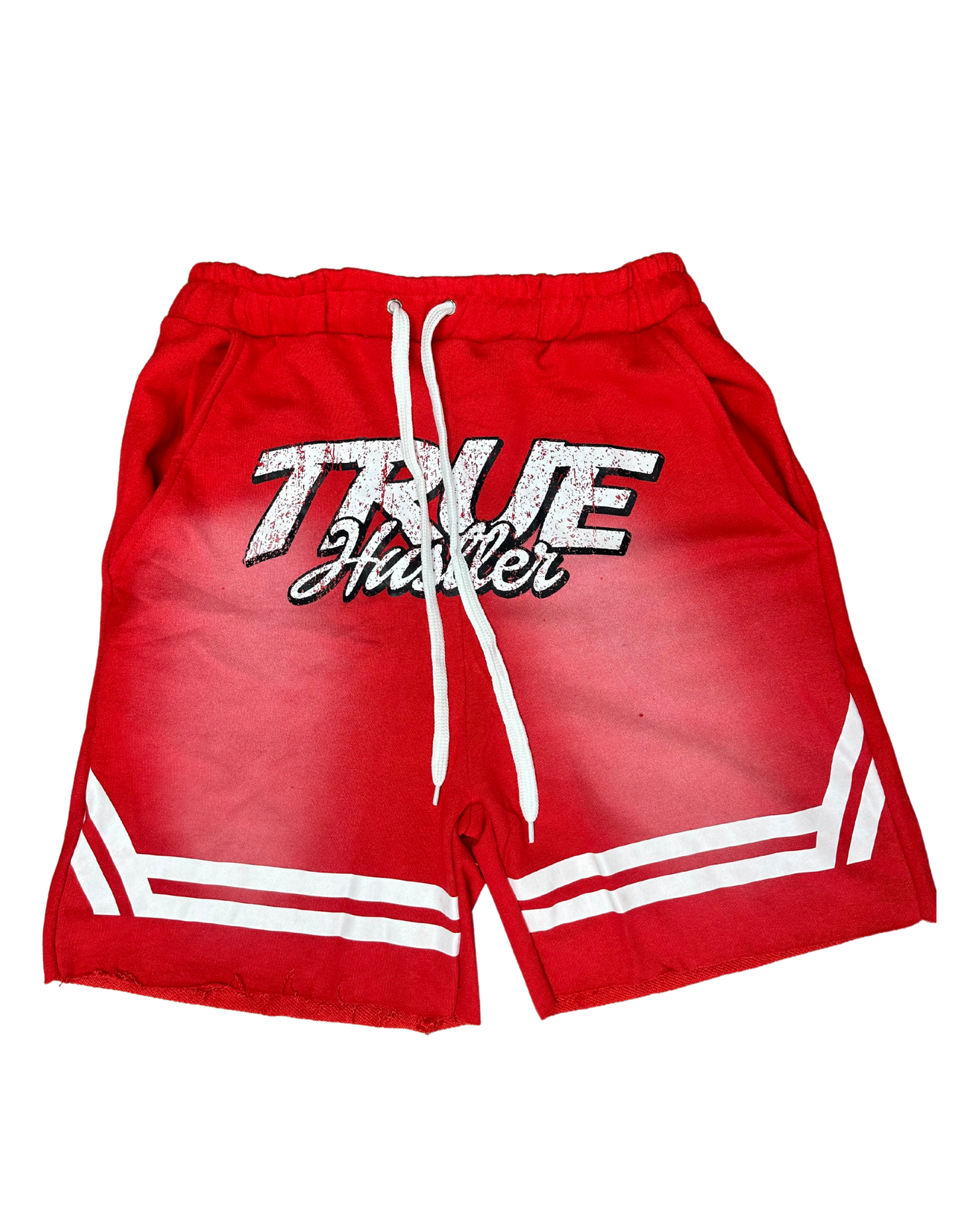 Red True Hustler “Money Is The Motive” Shorts