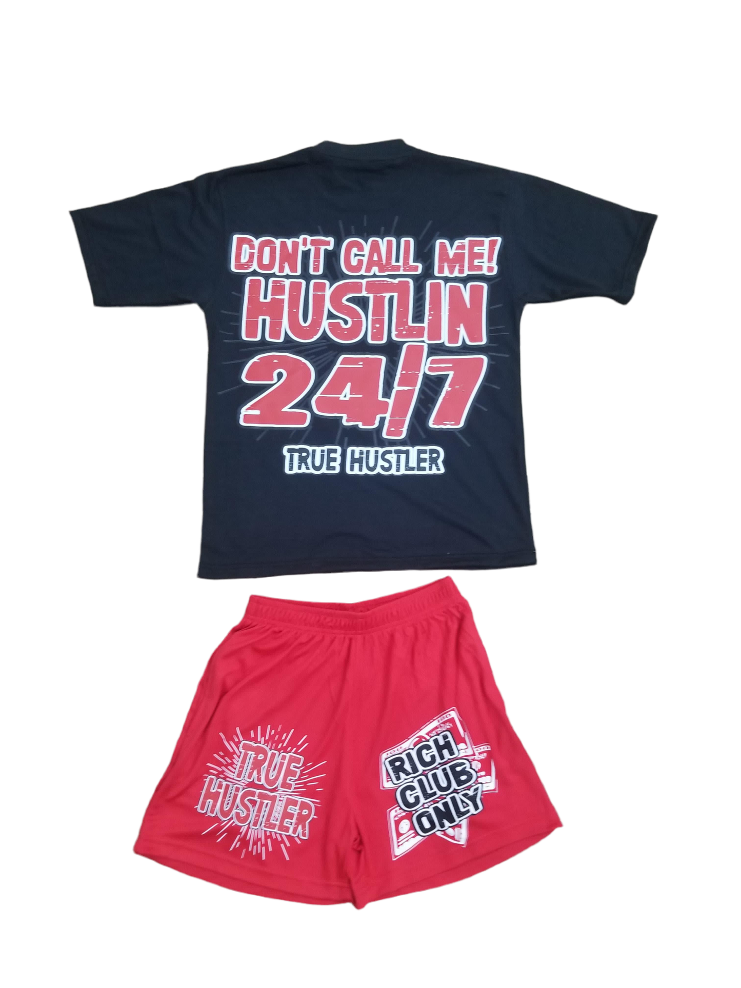 Black & Red “Rich Club” True Hustler Set