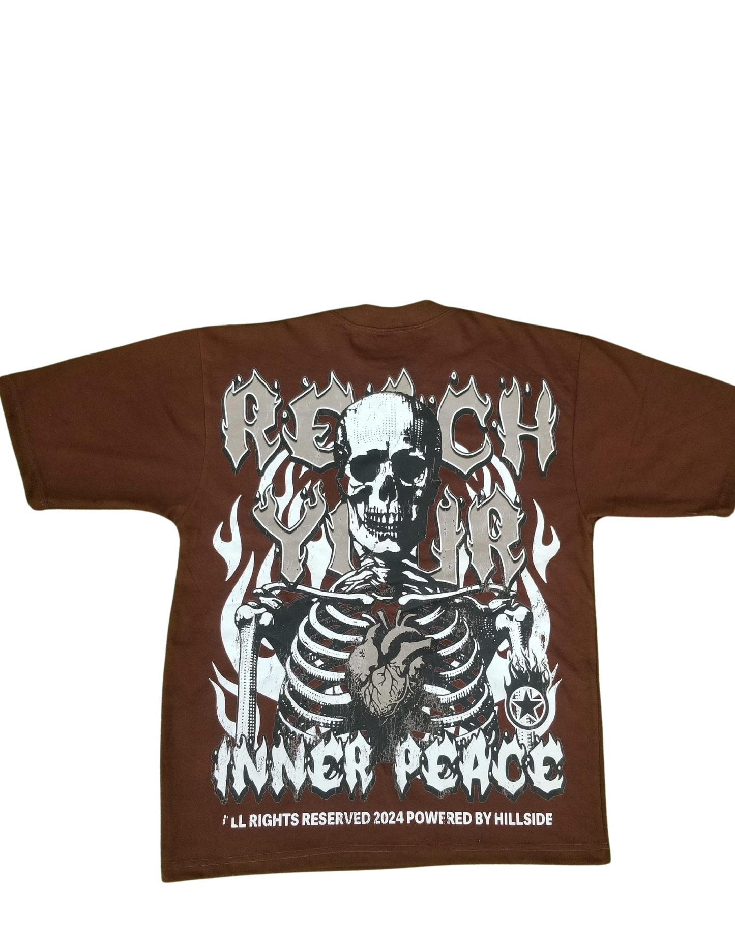 Brown “ Reach Your Inner Peace” T-Shirt