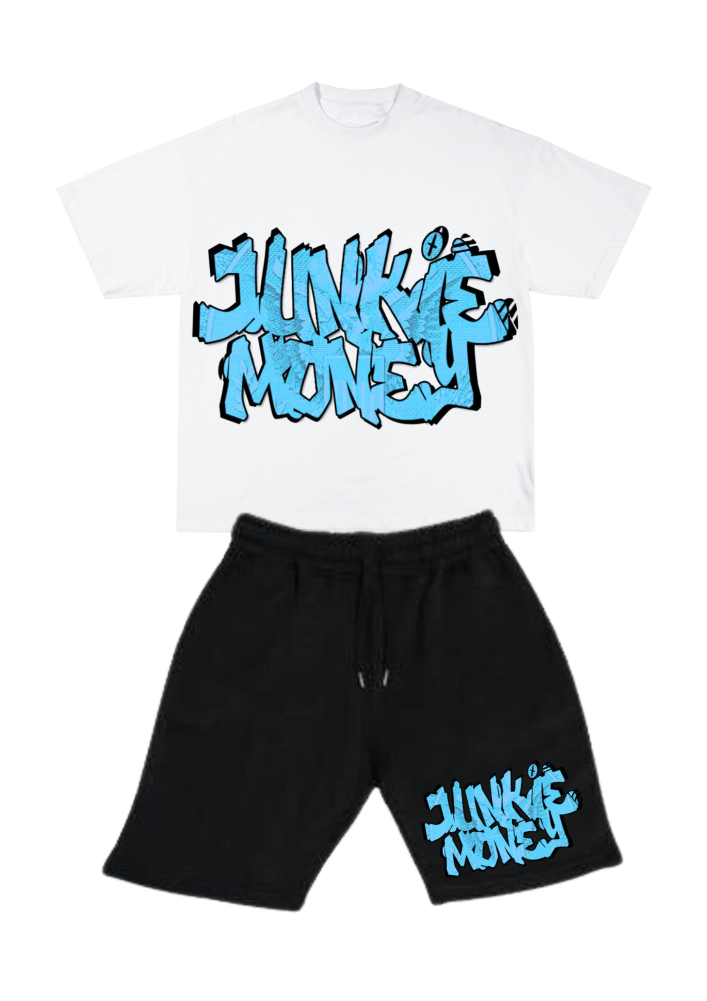 Light Blue “Junkie Money” Summer Set