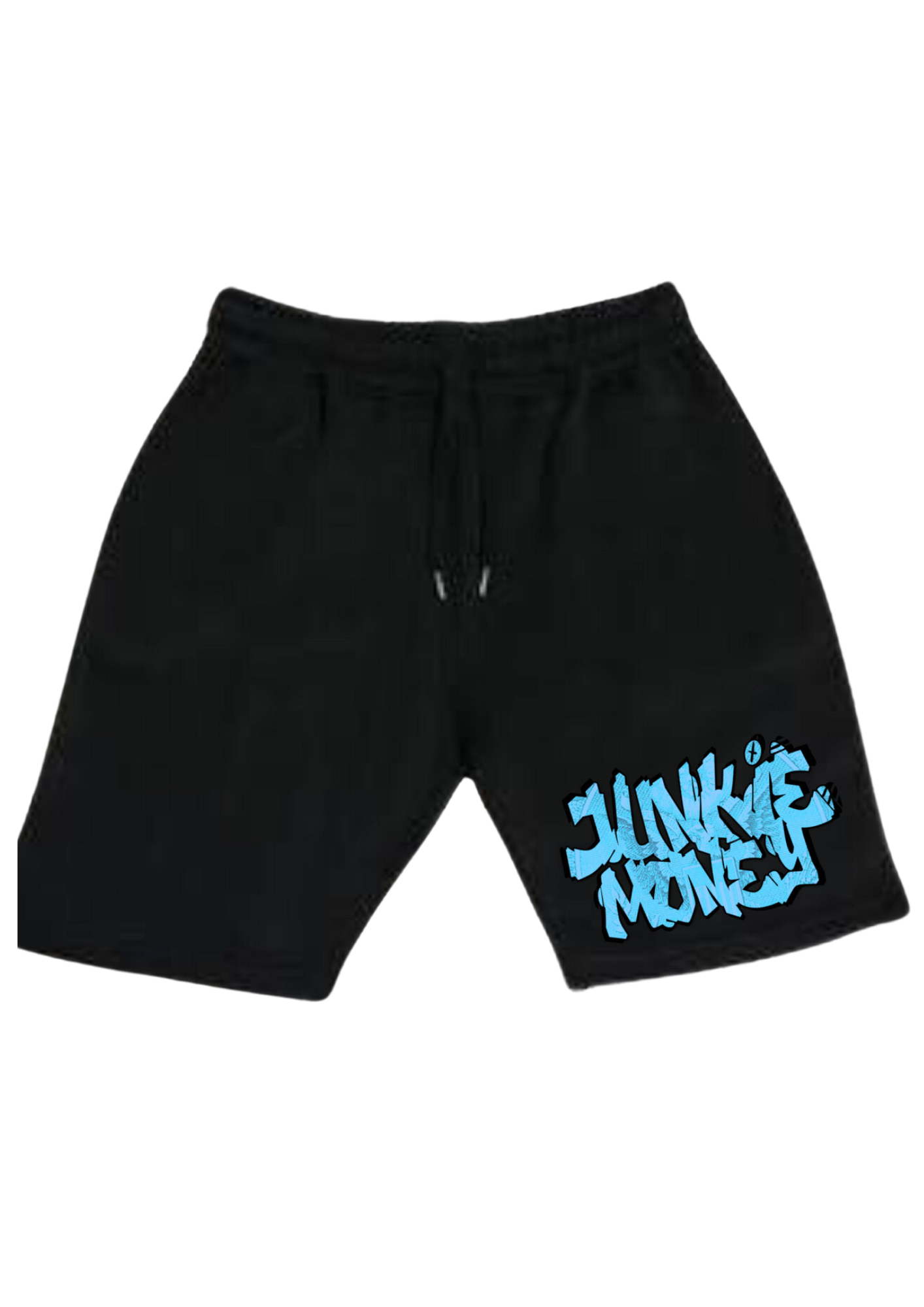 Light Blue Junkie Money Shorts