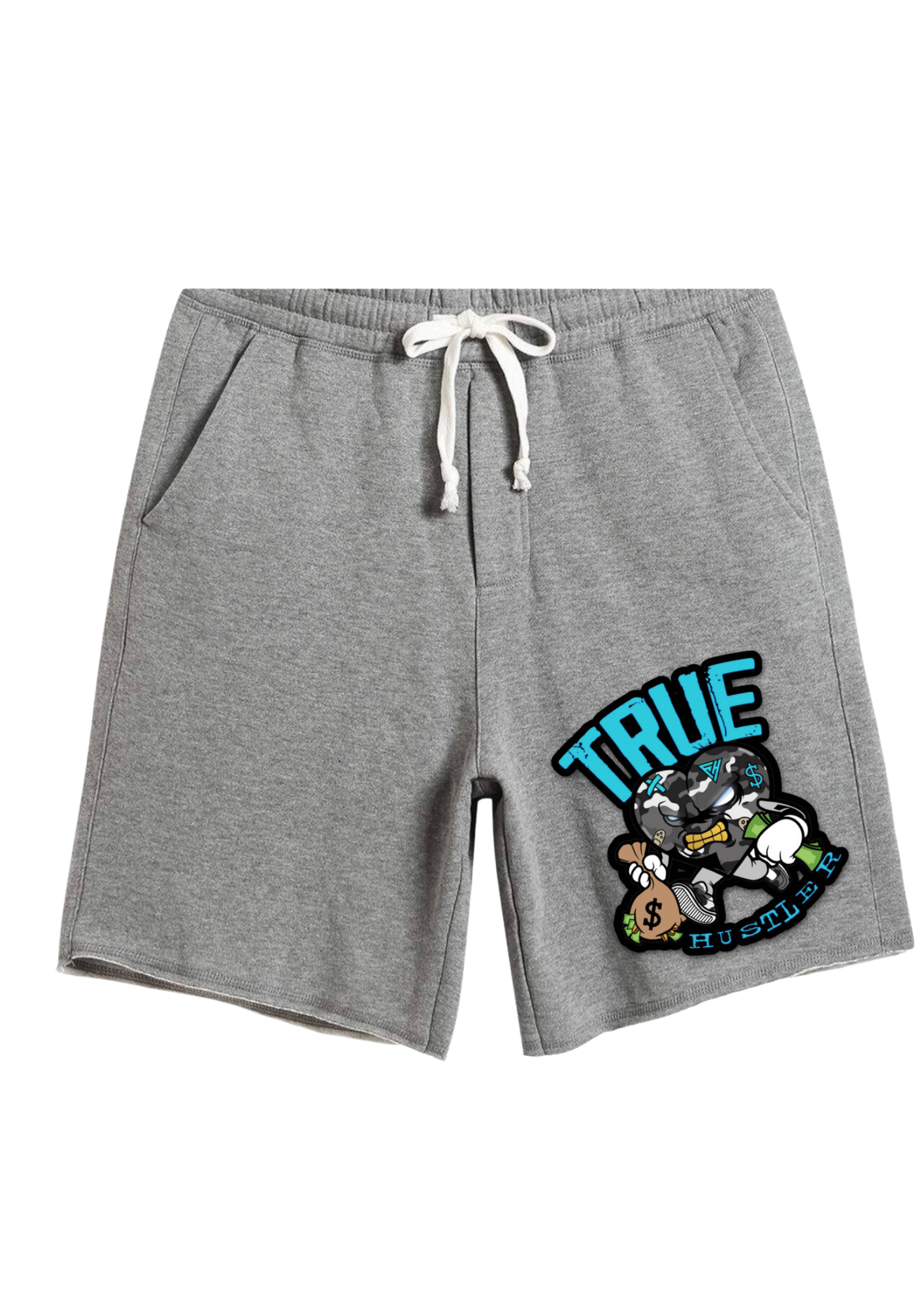 Light Blue True Hustler Shorts