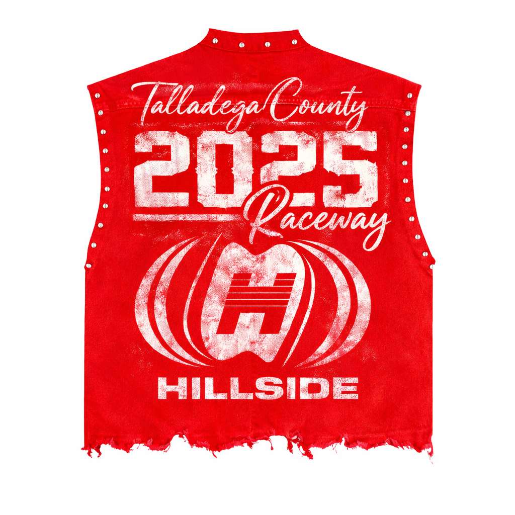 Hillside Raceway Sleeveless Tee - Red
