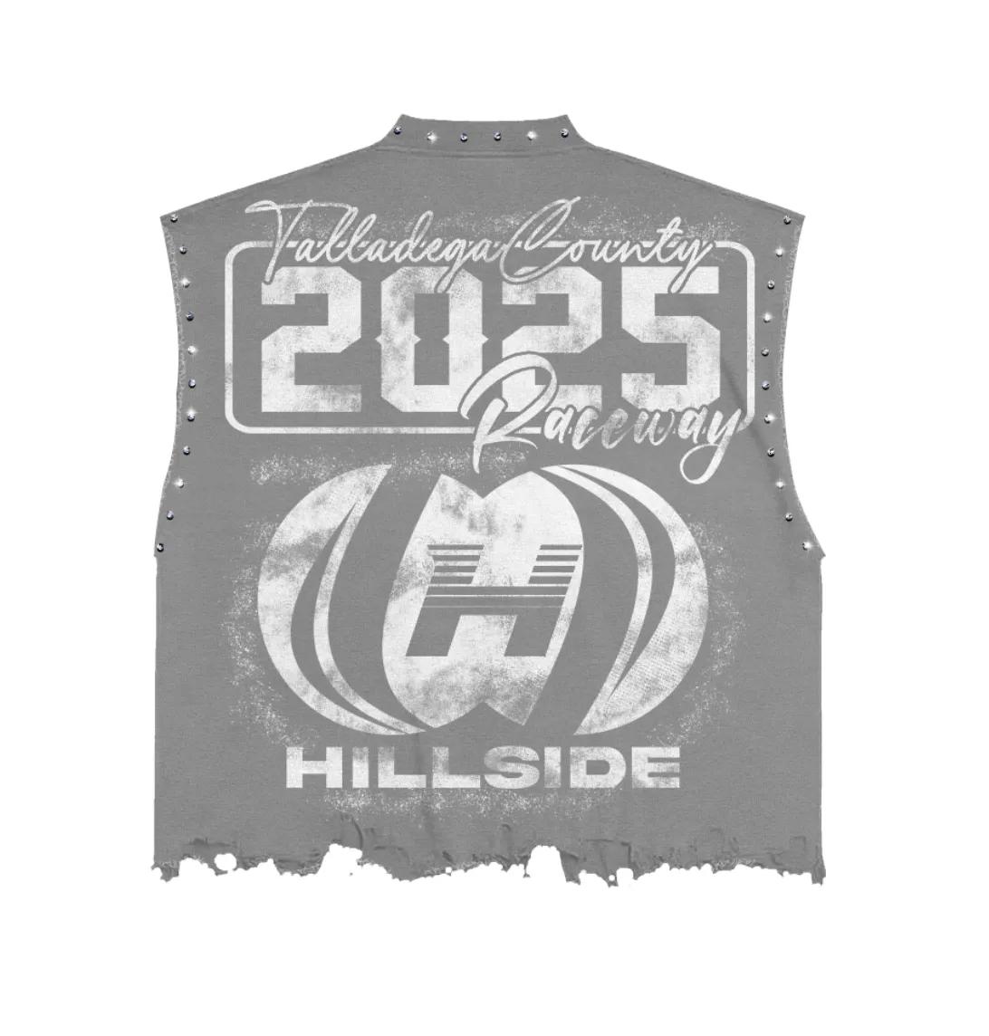 Hillside Raceway Sleeveless Tee - Grey