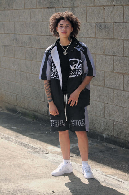 Hillside Black & Grey  Varisty Snap Set