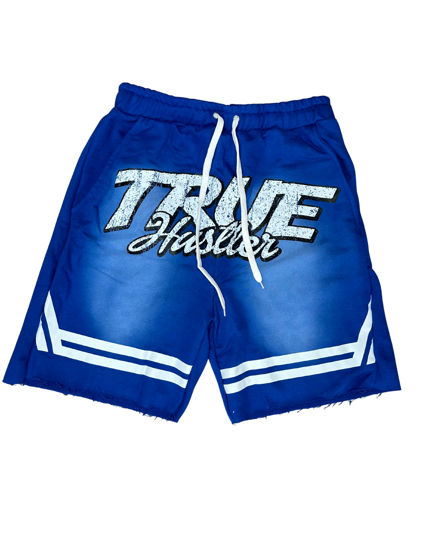 Blue True Hustler “Money Is The Motive” Shorts