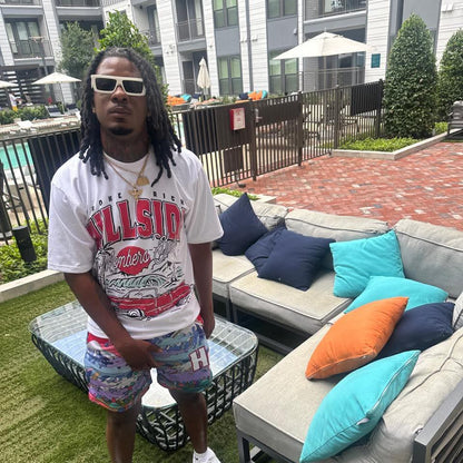 White & Red “Members Only” Hillside Set