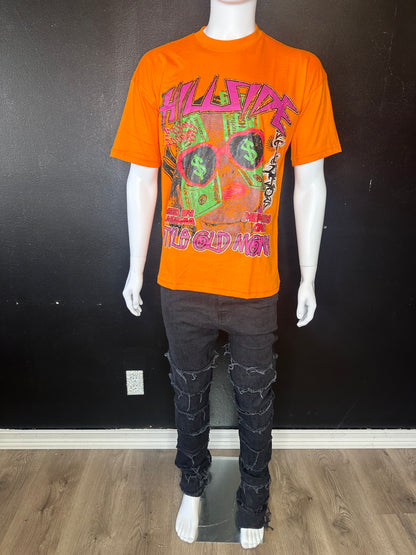 Orange Hillside S.O.M Oversized T-Shirt