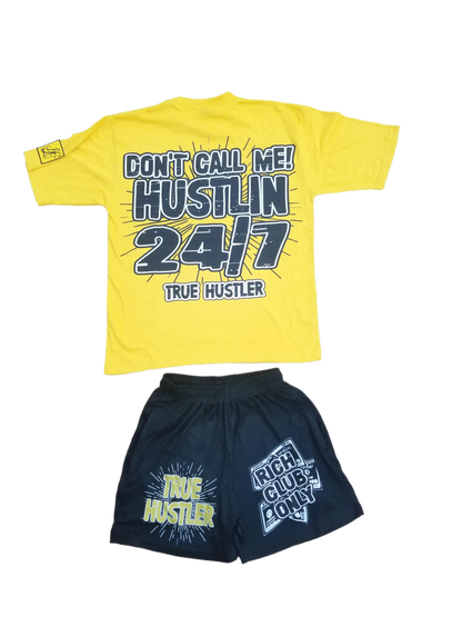 Yellow “Rich Club” True Hustler Set