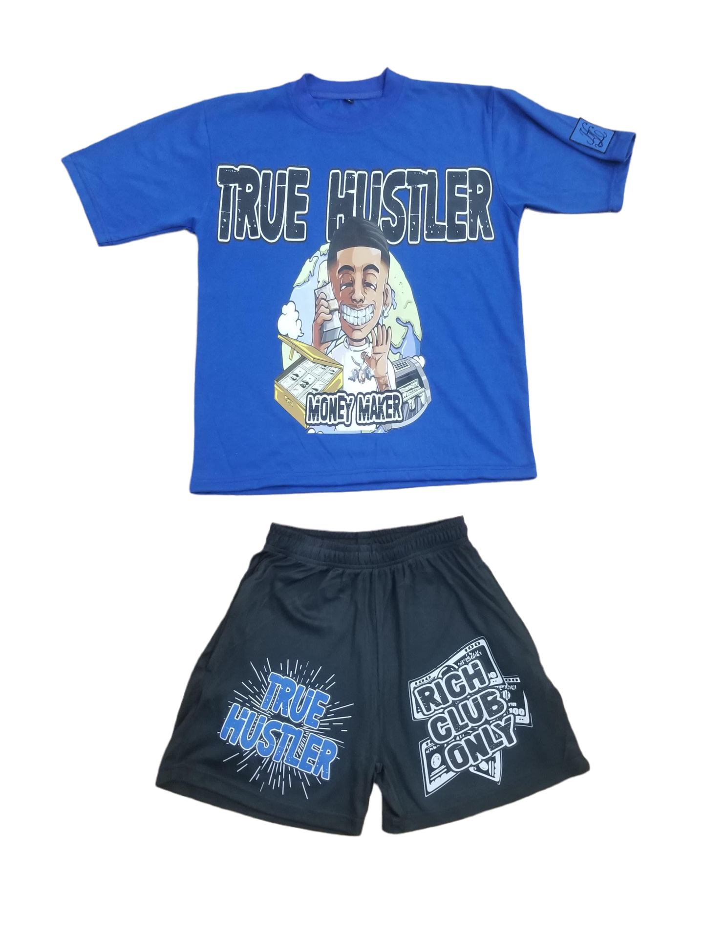 Blue “Rich Club” True Hustler Set