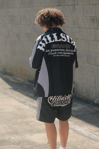 Hillside Black & Grey  Varisty Snap Set