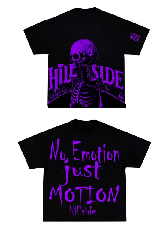 Hillside No Emotion Just Motion Tee - Purple