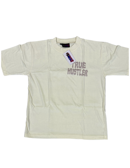 Hillside “True Hustler Studios Members” Graphic Tee – Cream/Black