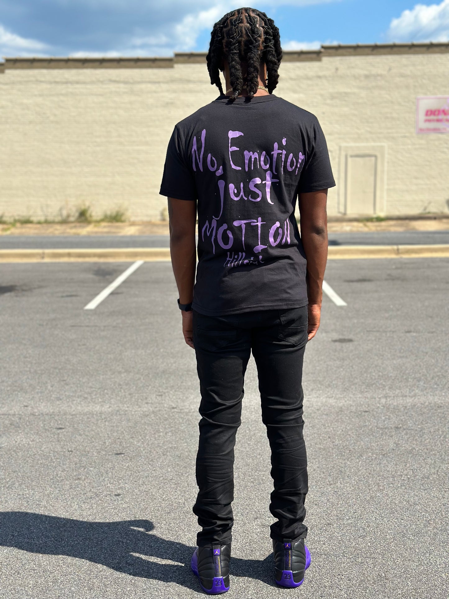 Hillside No Emotion Just Motion Tee - Purple