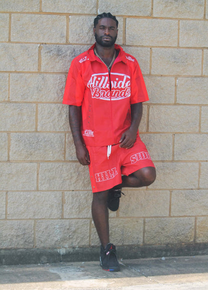 Hillside Red Varisty Snap Set