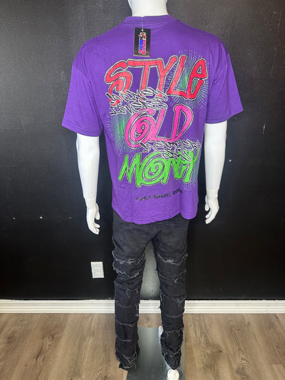 Purple  Hillside S.O.M Oversized T-Shirt