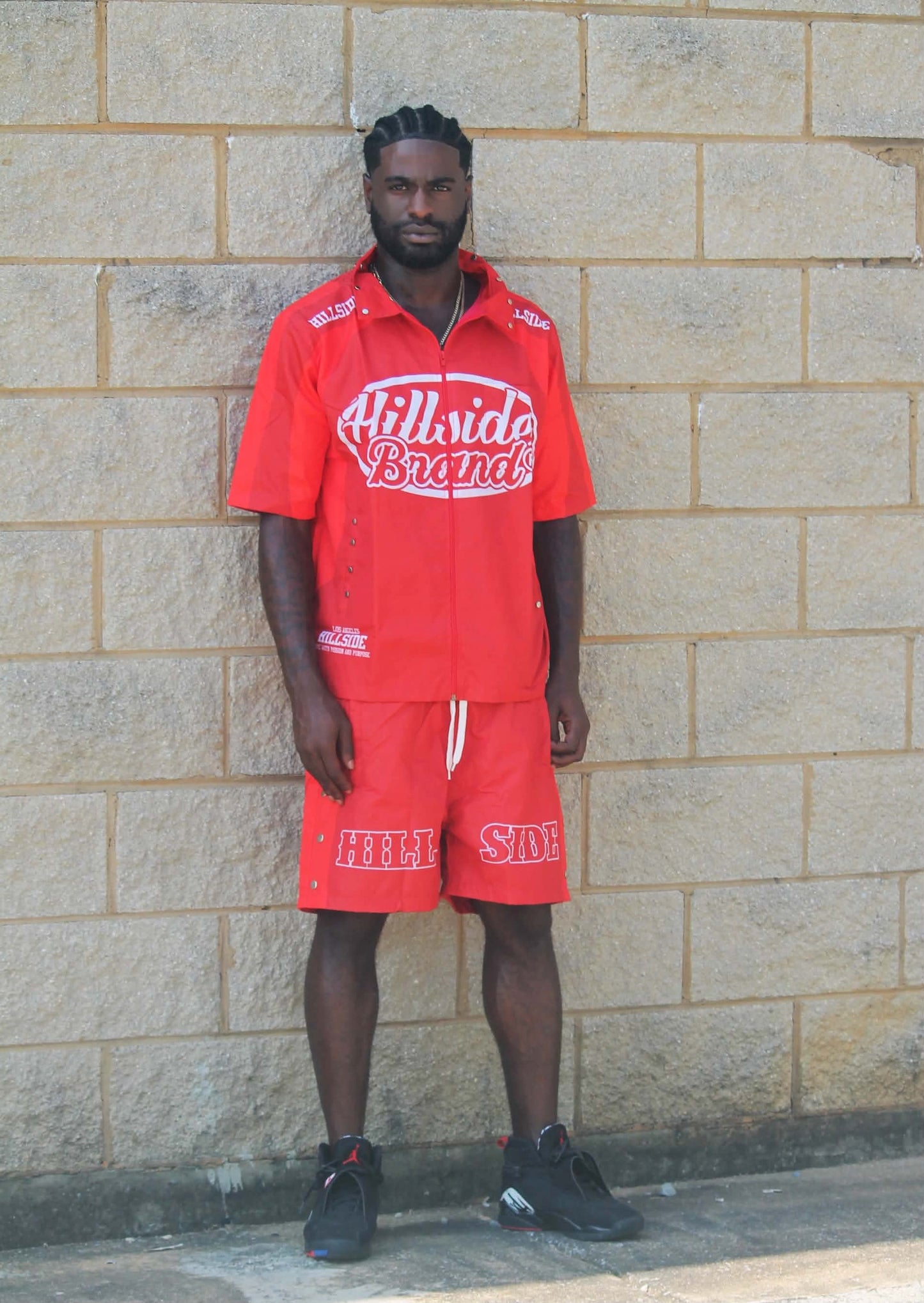 Hillside Red Varisty Snap Set