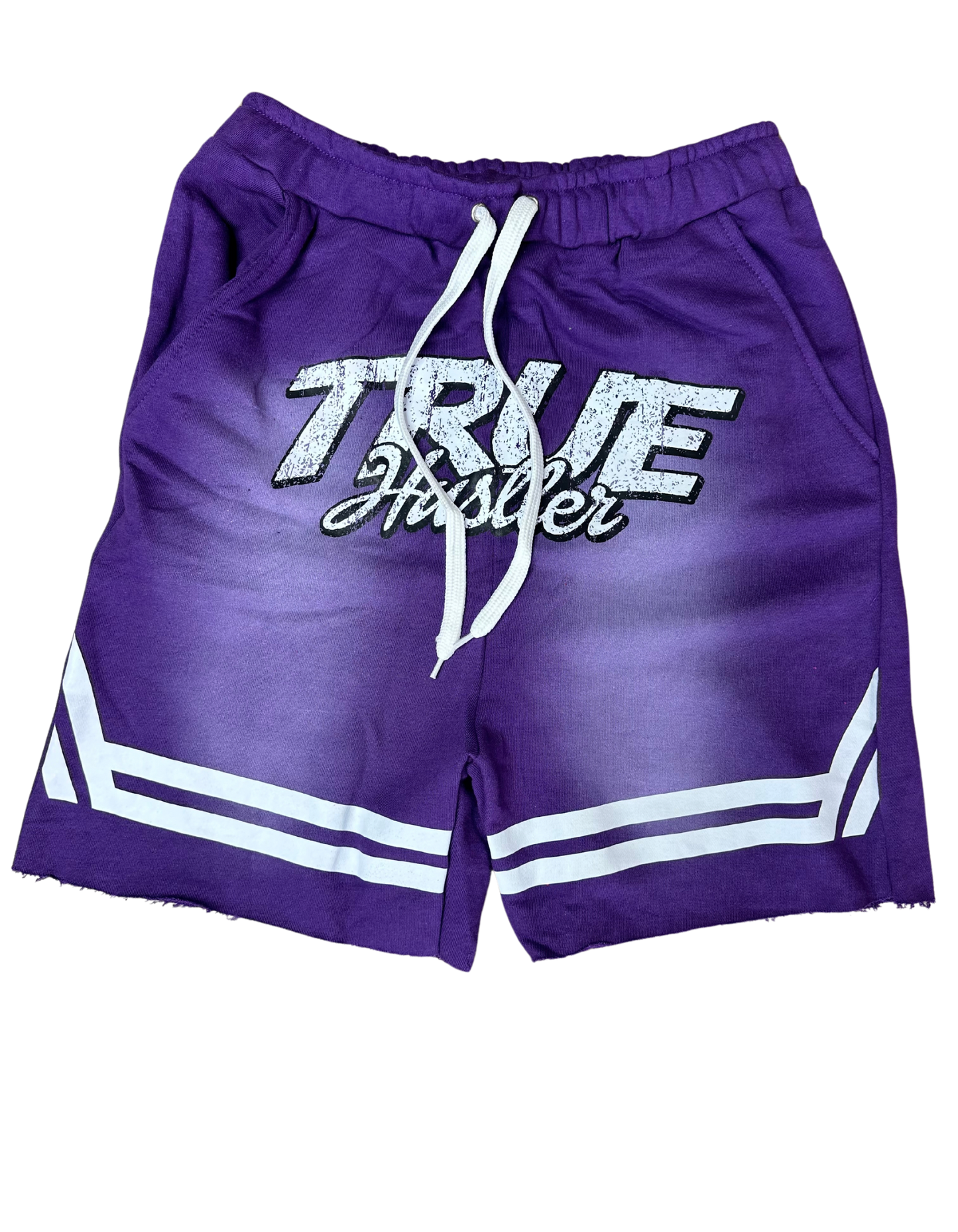 Purple True Hustler “Money Is The Motive” Shorts
