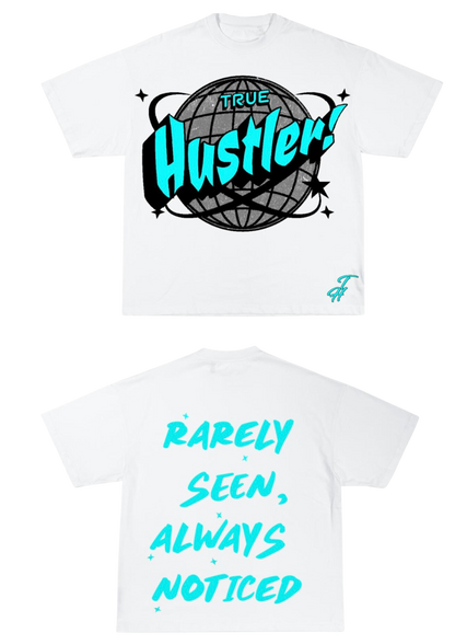 True Hustler (Teal Globe) Shirt
