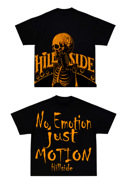 Hillside No Emotion Just Motion Tee - Orange