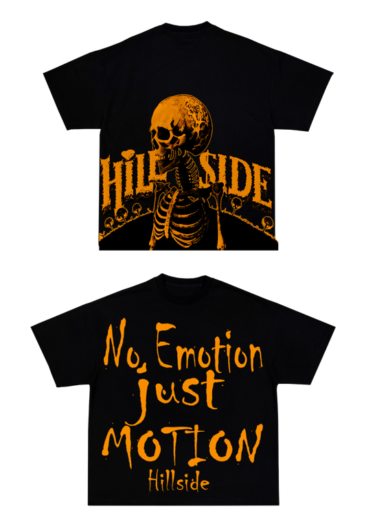 Hillside No Emotion Just Motion Tee - Orange