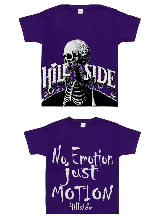 Hillside No Emotion Just Motion Tee - Purple