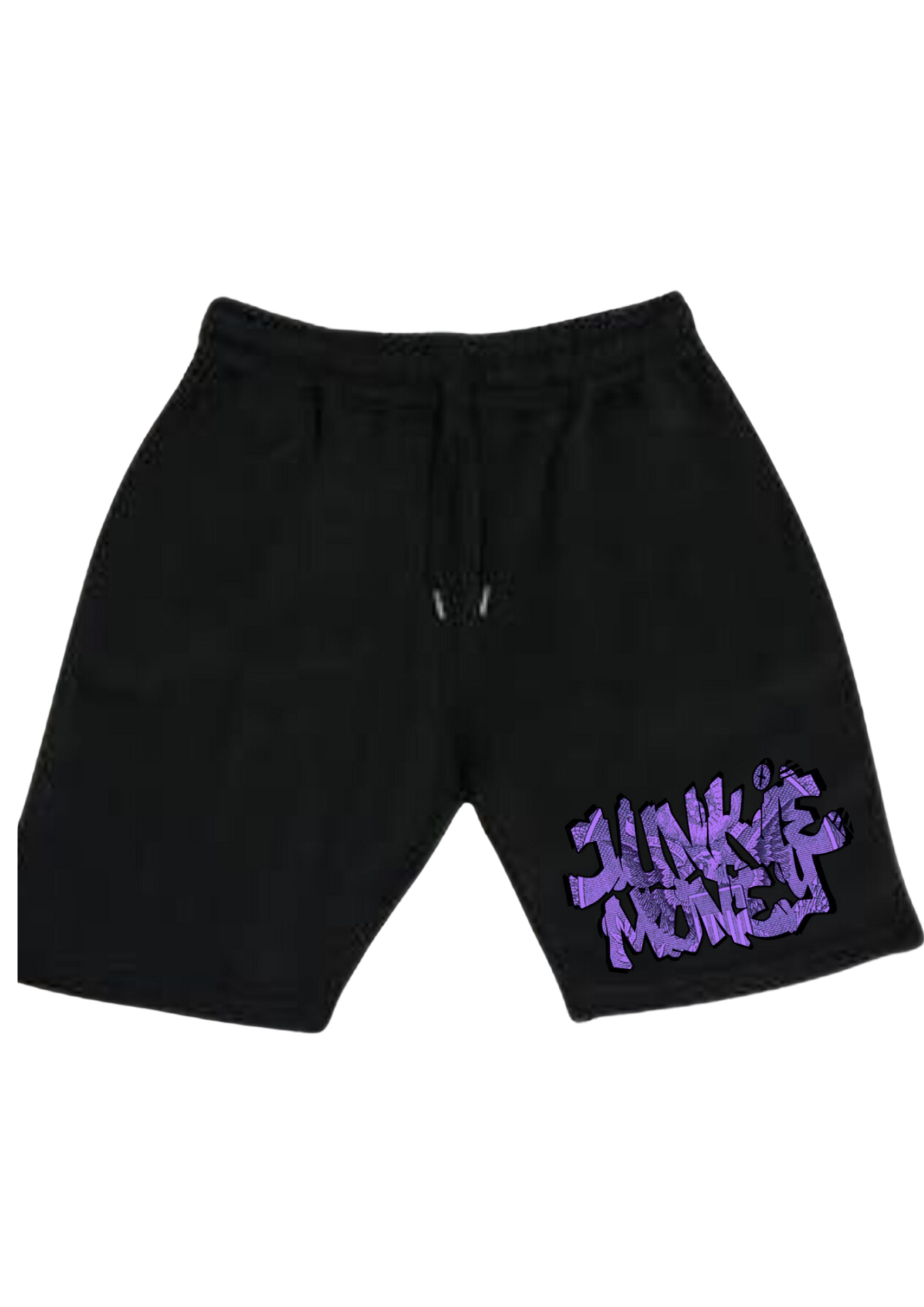 Purple Junkie Money Shorts