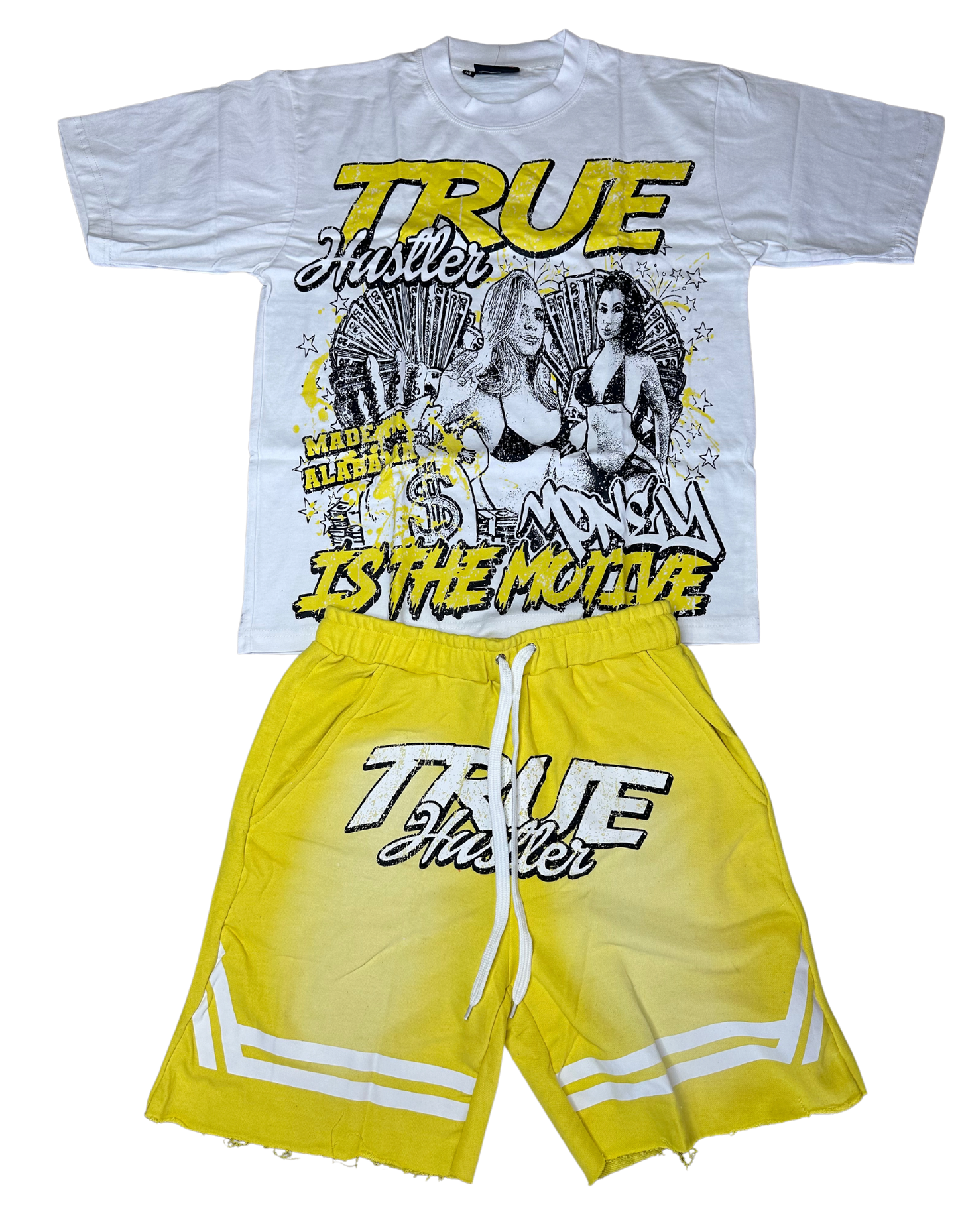 Yellow True Hustler “Money is the Motive set”
