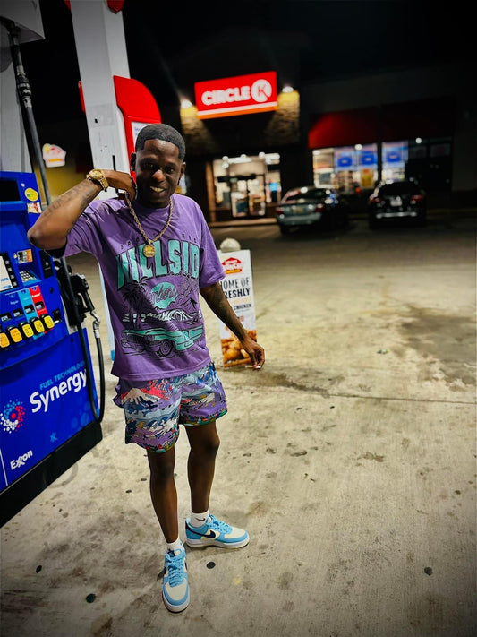 Purple “Members Only” Hillside Set