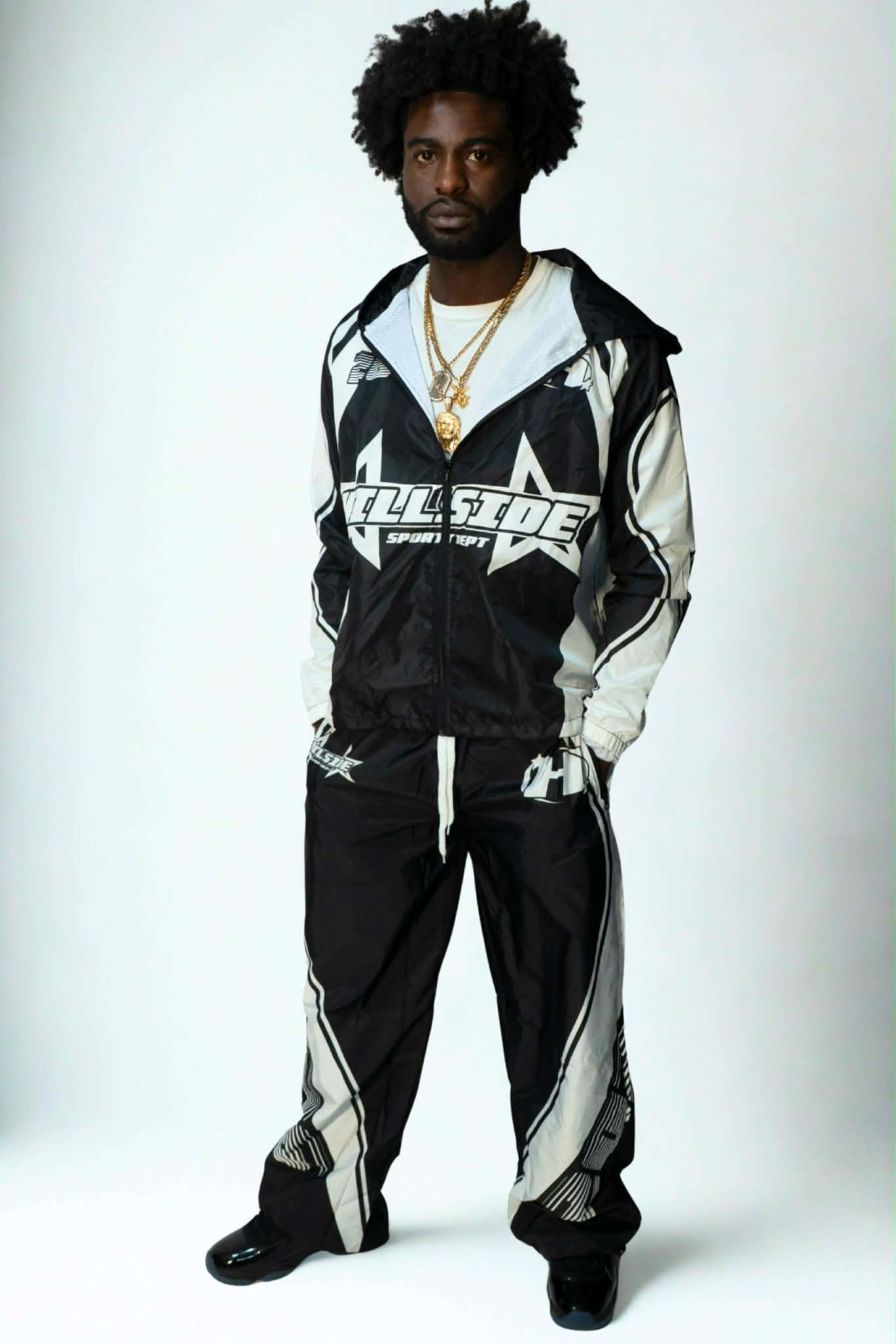 Hillside 26 Sport Windbreaker Set – Pink/White