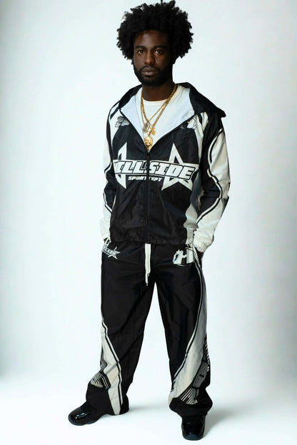 Hillside 26 Sport Windbreaker Set – Pink/White