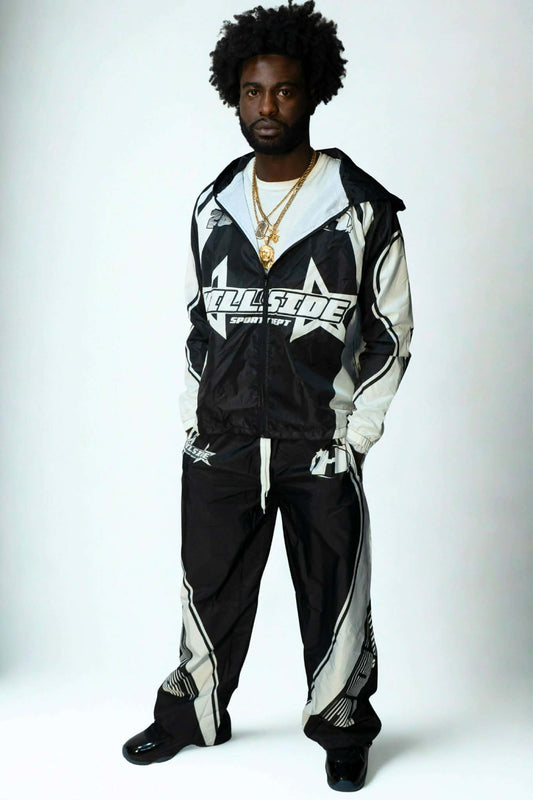 Hillside 26 Sport Windbreaker Set – Pink/White