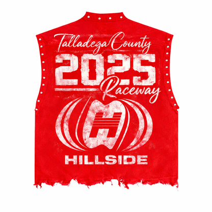 Hillside Raceway Sleeveless Tee - Red
