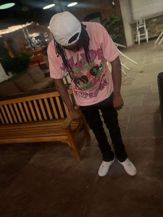 Pink Hillside S.O.M Oversized T-Shirt