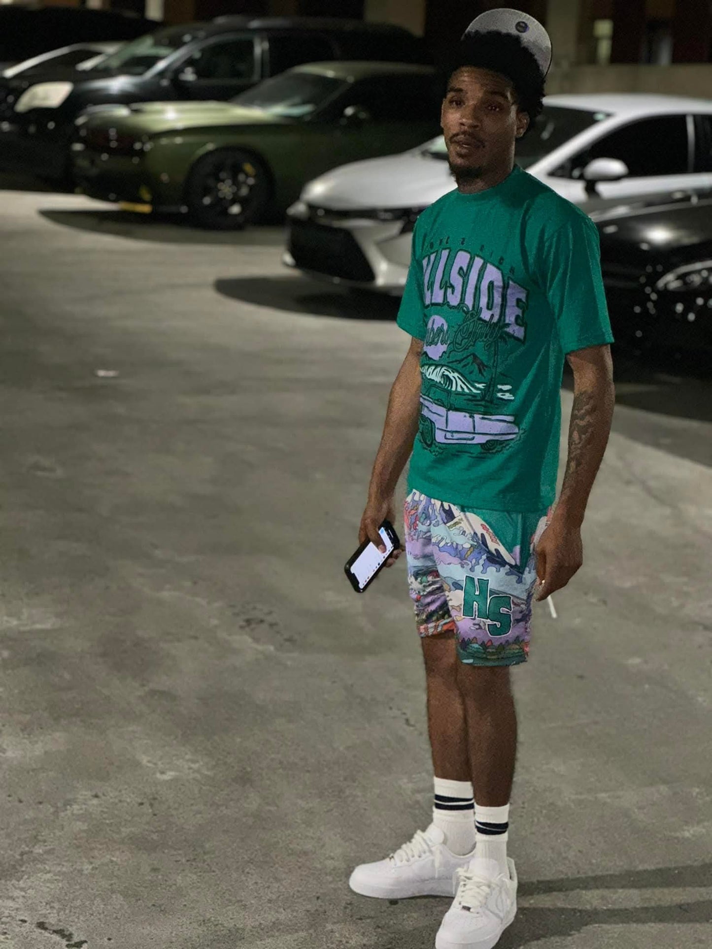 Teal “Members Only” Hillside Set