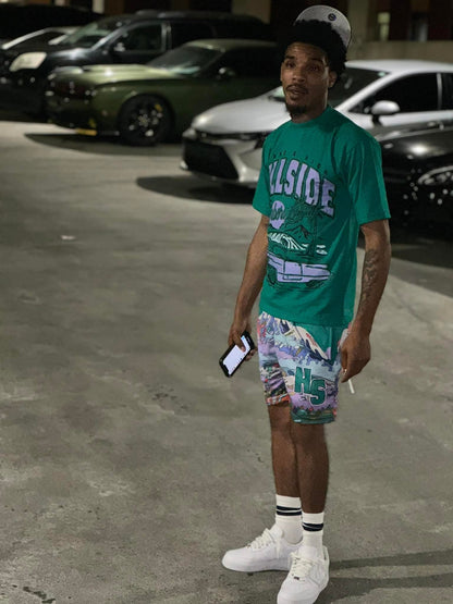 Teal “Members Only” Hillside Set