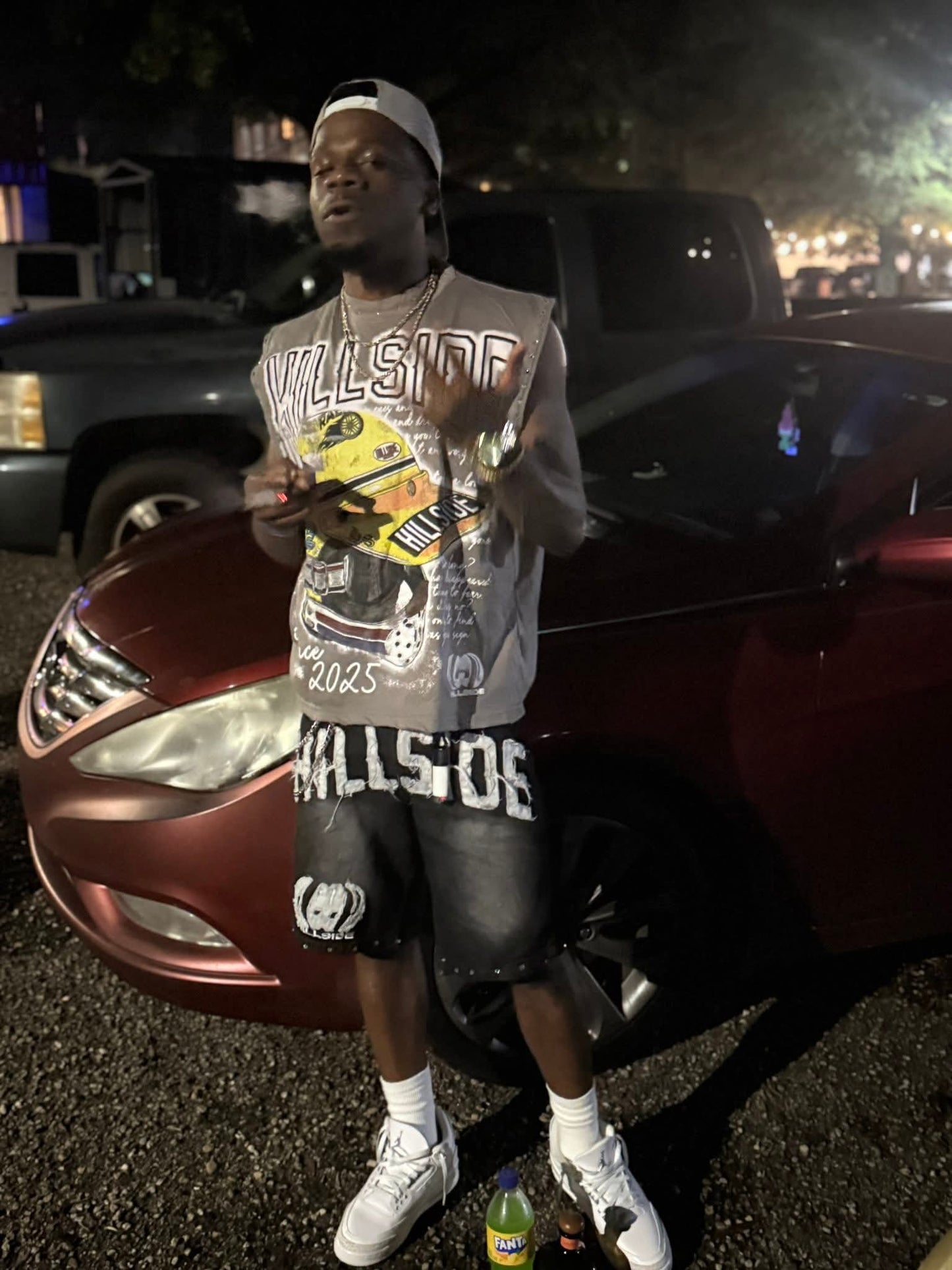 Hillside Raceway Sleeveless Tee - Grey